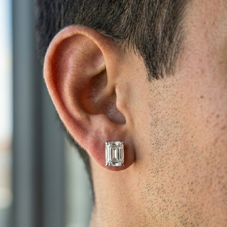 VVS1 & S925 Silver Earrings