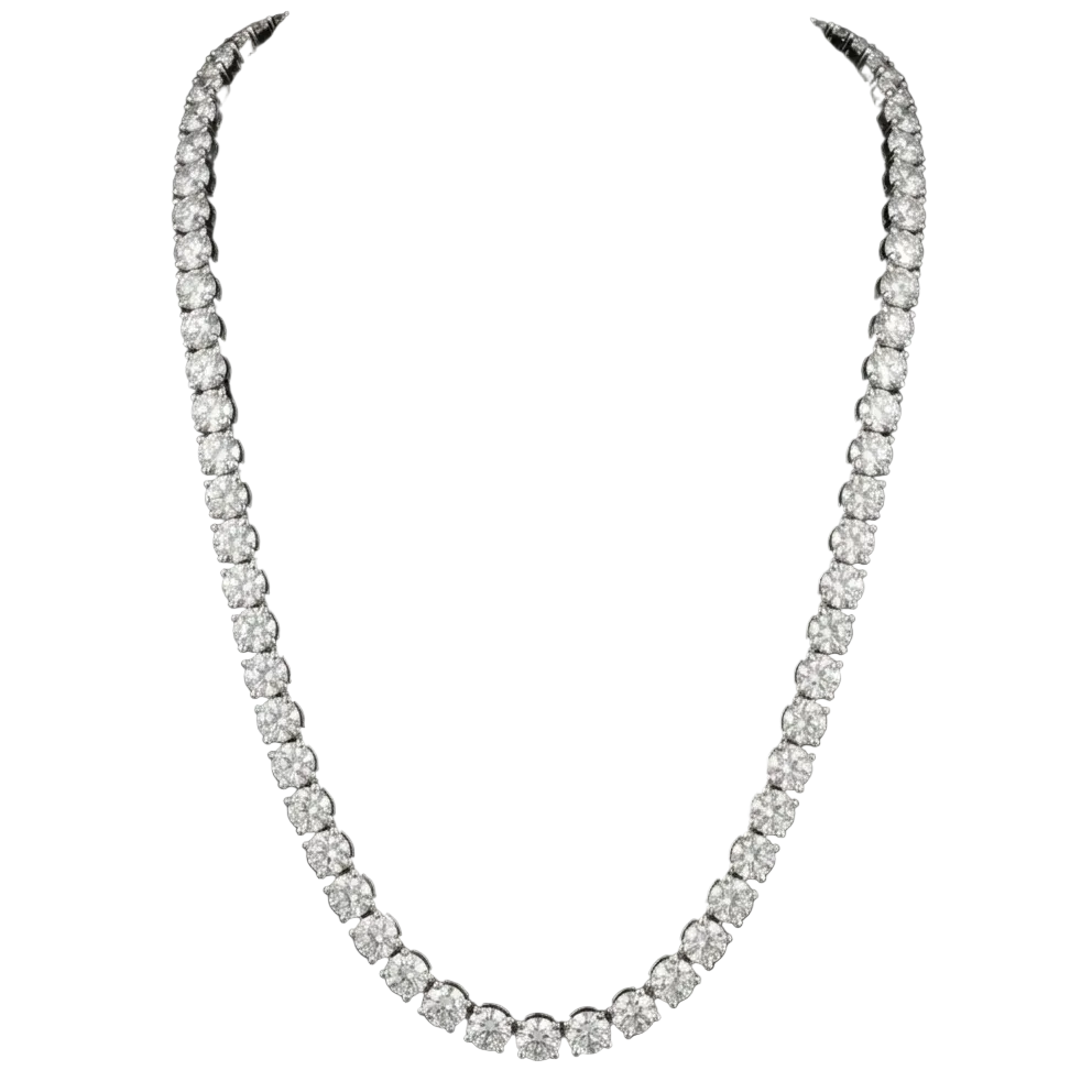 VVS &amp; Silver925 Tennis Chain 4mm