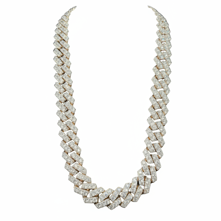 Cuban Chain 18mm VVS &amp; Silver925