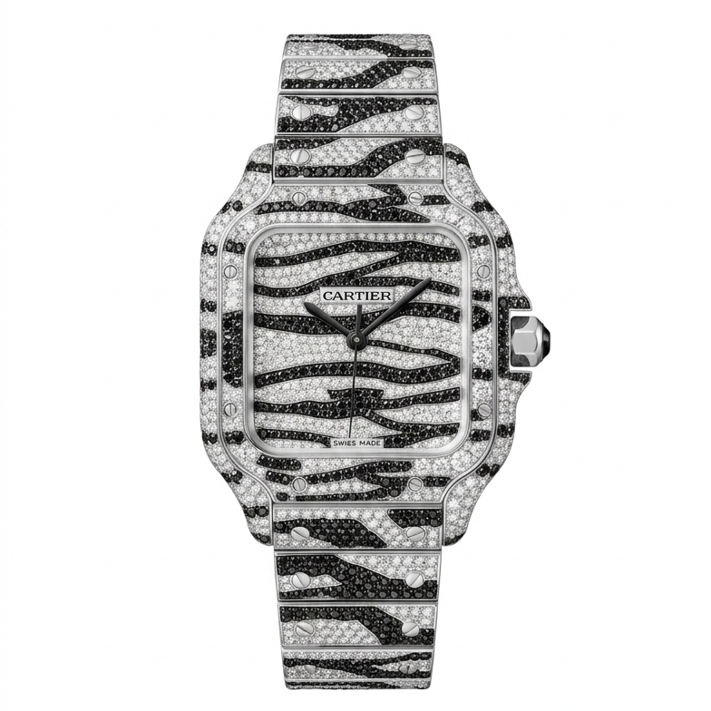 Cartier Santos Zebra
