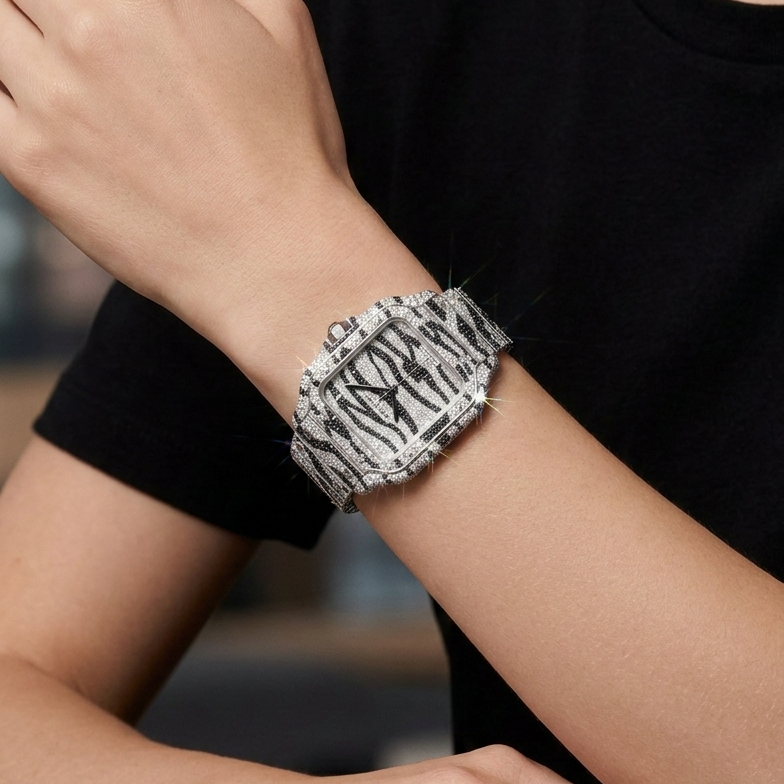 Cartier Santos Zebra