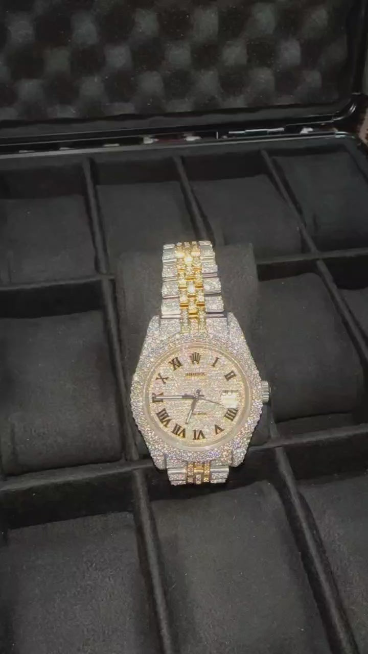 Rolex Jubilee Dayjust yellow nd silver